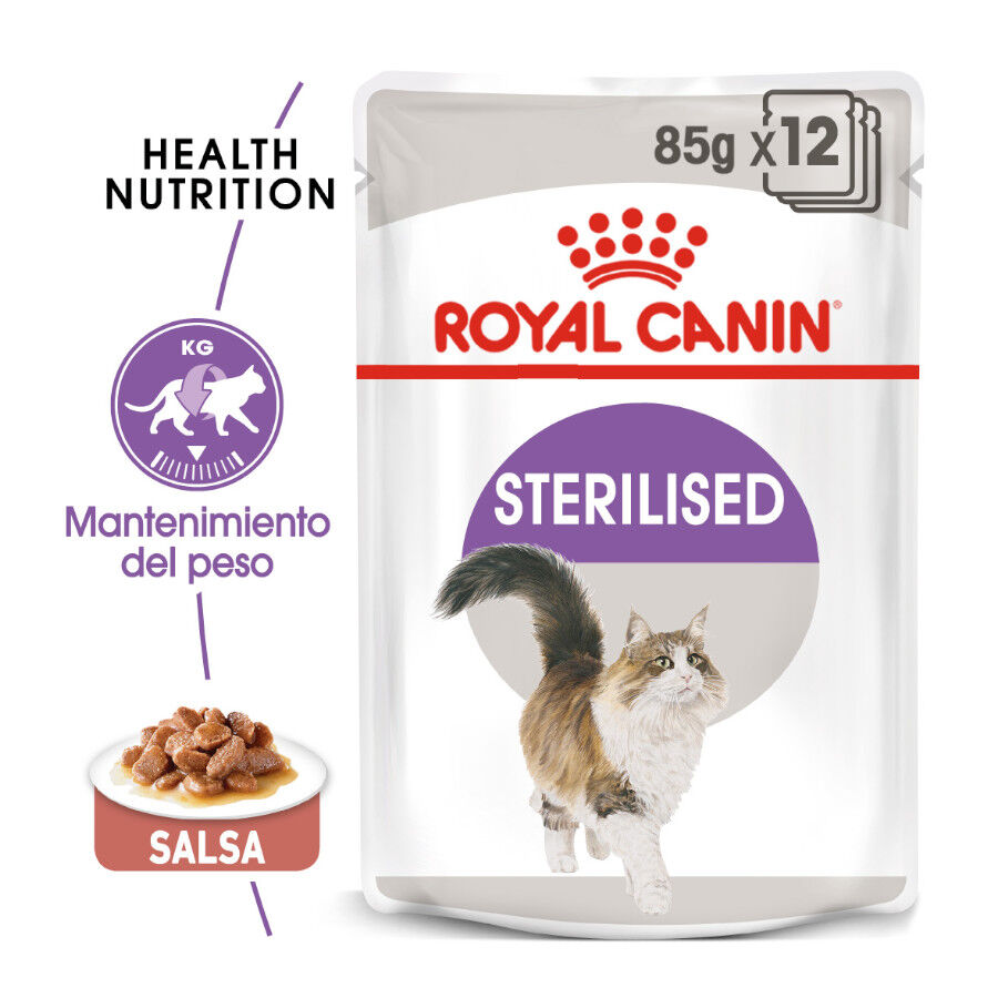 85 g Royal Canin Feline Sterilised Salsa sobres para gato, , large indicador imagen numero 2
