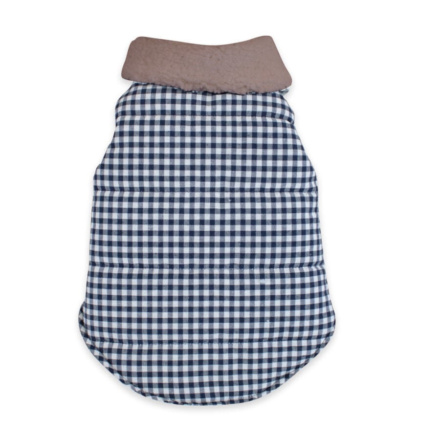 Outech Abrigo Estampado Vichy Azul para perros, , large indicador imagen numero 6