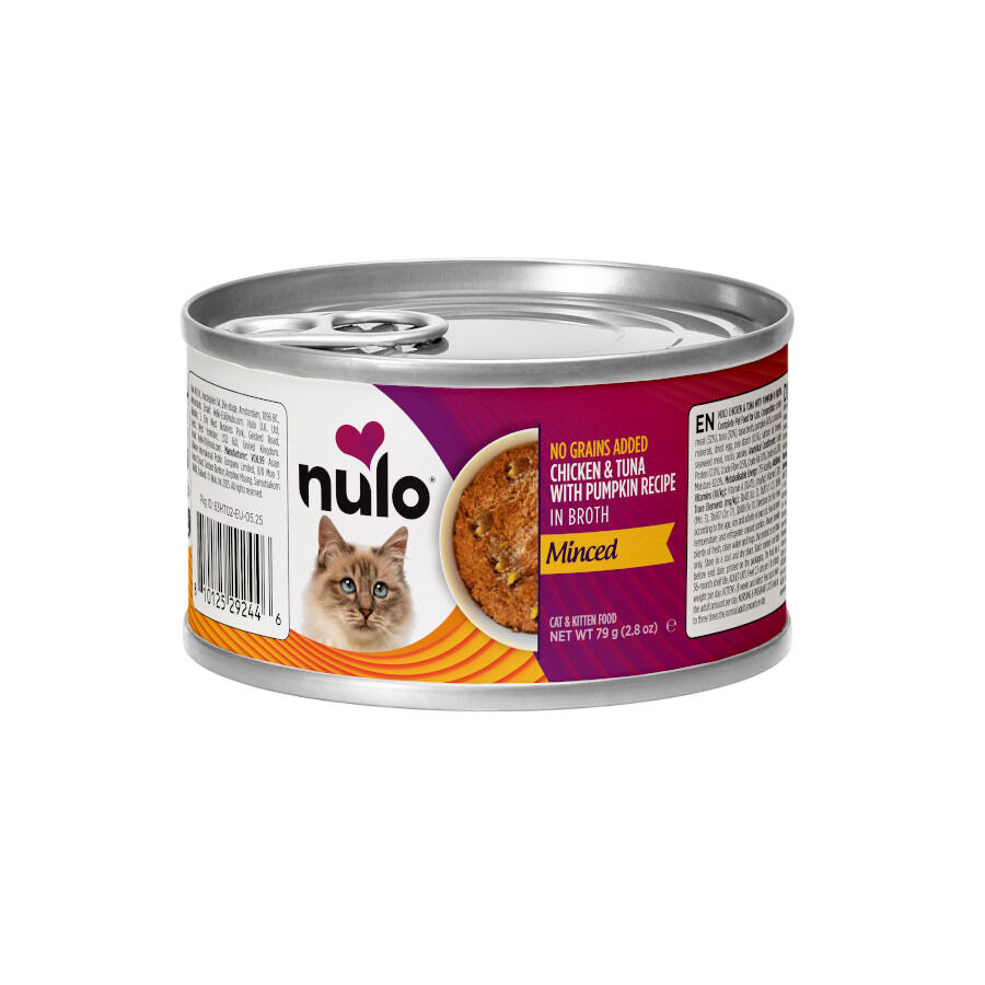 79 g Nulo Minced Pollo y Tuna con Calabaza Lata para gatos, , large indicador imagen numero 1
