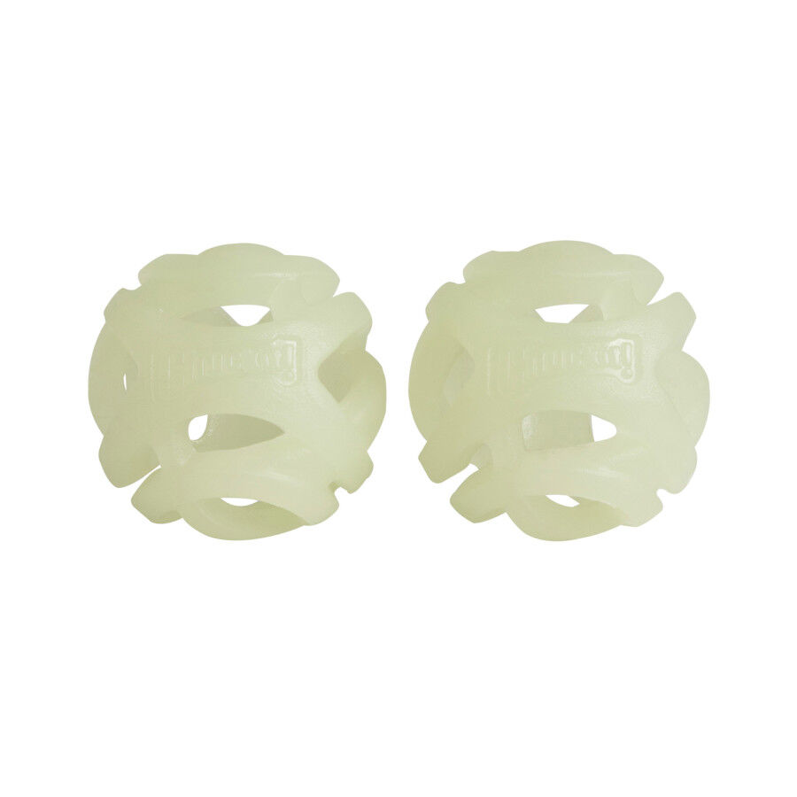 Chuckit! Pack de Pelotas de Goma Fluorescente para perros