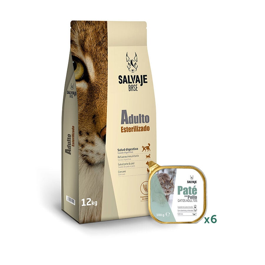 Pack Comida Gatos Esterilizados Salvaje Imagen numero 1
