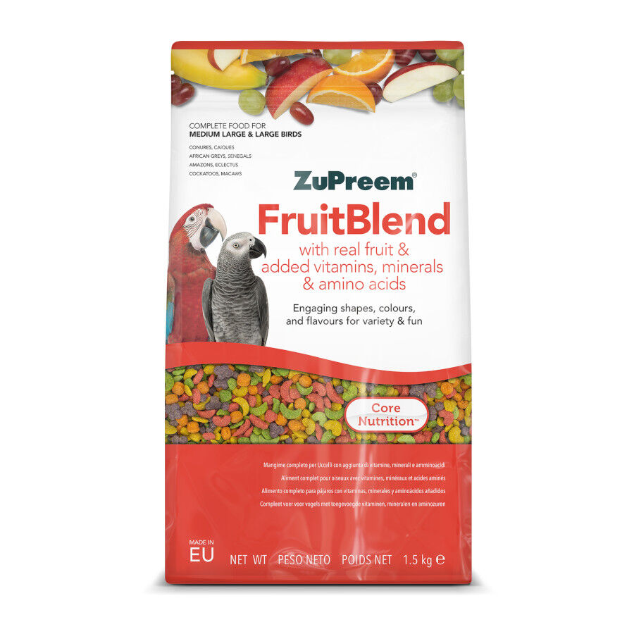 ZuPreem FruitBlend Medium Large & Large pienso para p&aacute;jaros