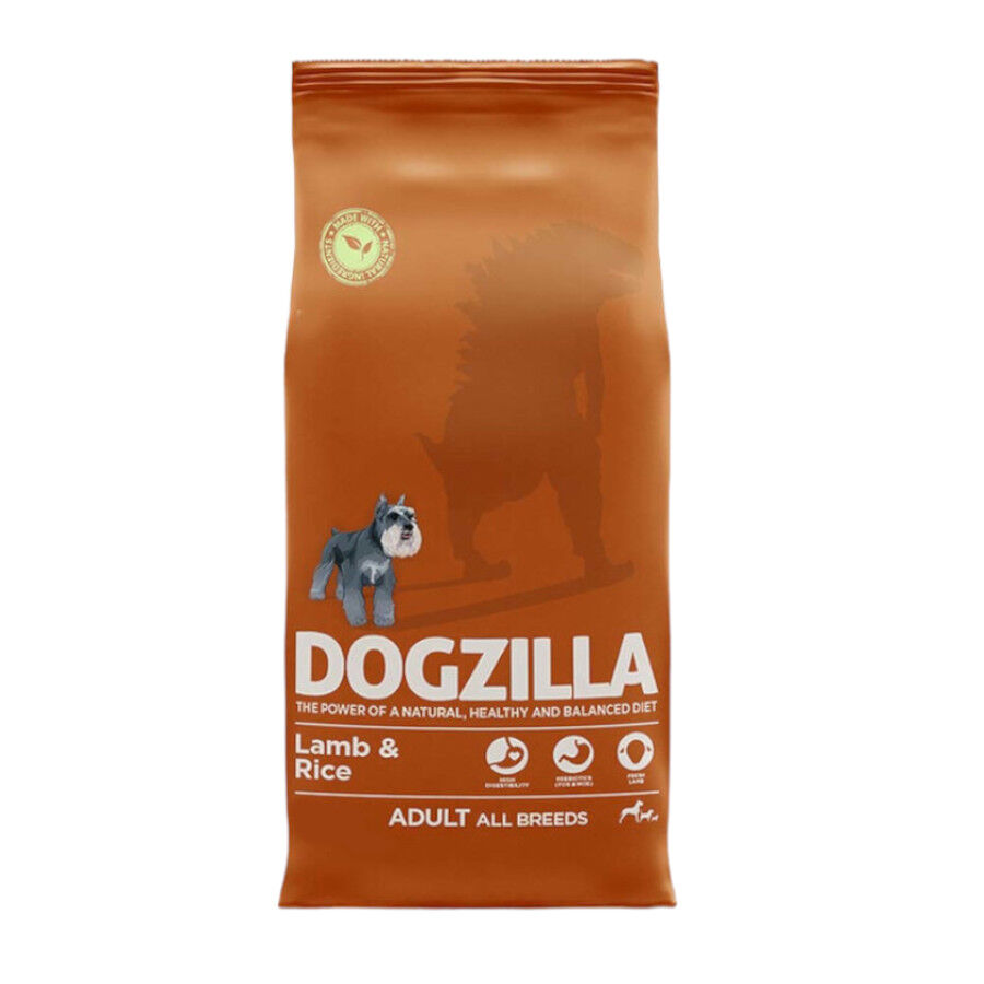 12 kg Dogzilla Adult Cordero y Arroz para perros, , large Imagen numero 1