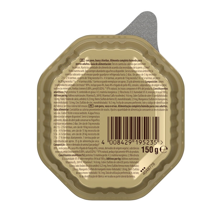 150 g Cesar Guiso Campestre Pavo y Buey tarrina para perros, , large indicador imagen numero 2