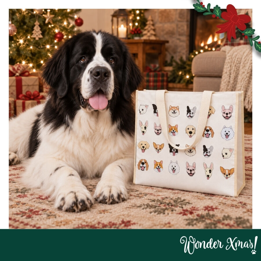 Wonder Christmas Tote Bag Guau para perros