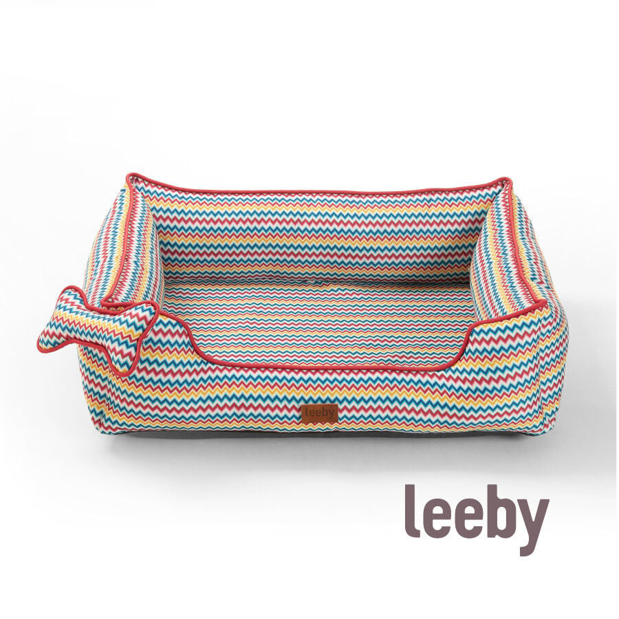 Leeby cama viscoel&aacute;stica colorida para perros, , large indicador imagen numero 2