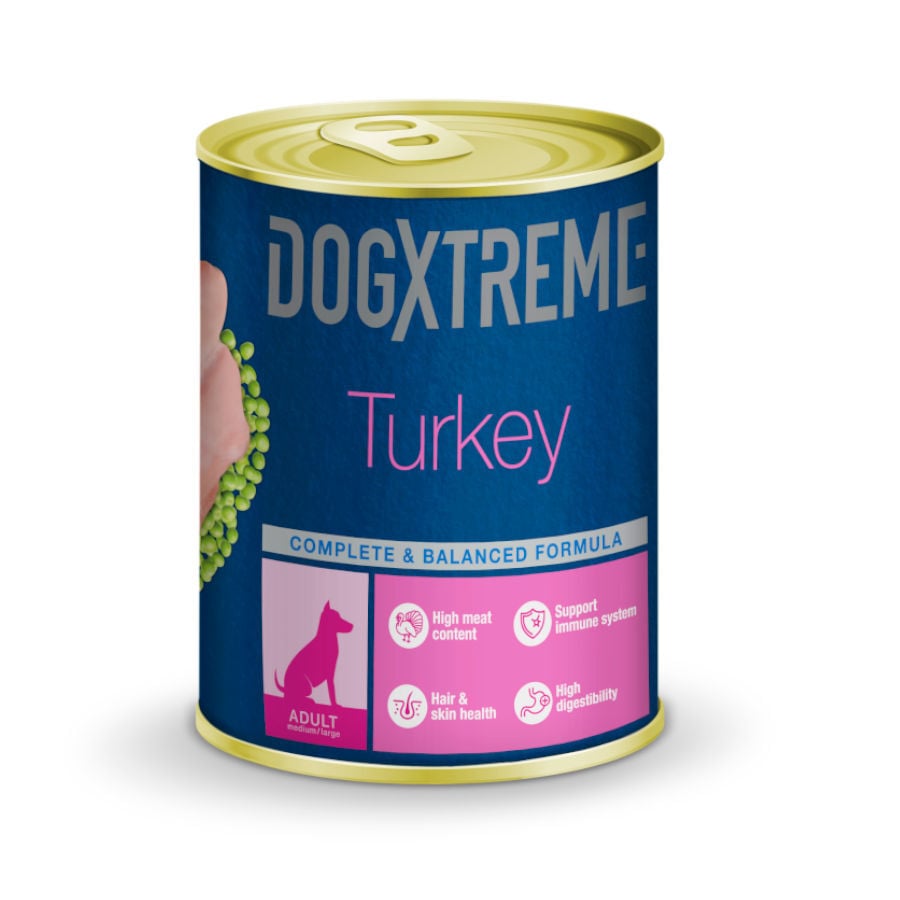 400 g Dogxtreme Adult pavo lata para perros, , large Imagen numero 1