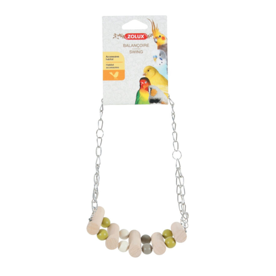 Zolux Puente de Madera Colgante con Cadena para p&aacute;jaros, , large Imagen numero 1