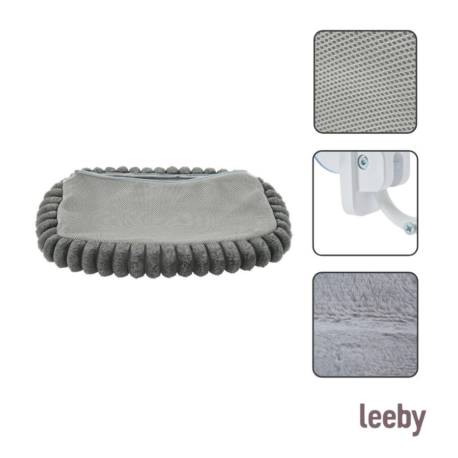 Leeby Hamaca Ventana Gris para gatos, , large indicador imagen numero 4