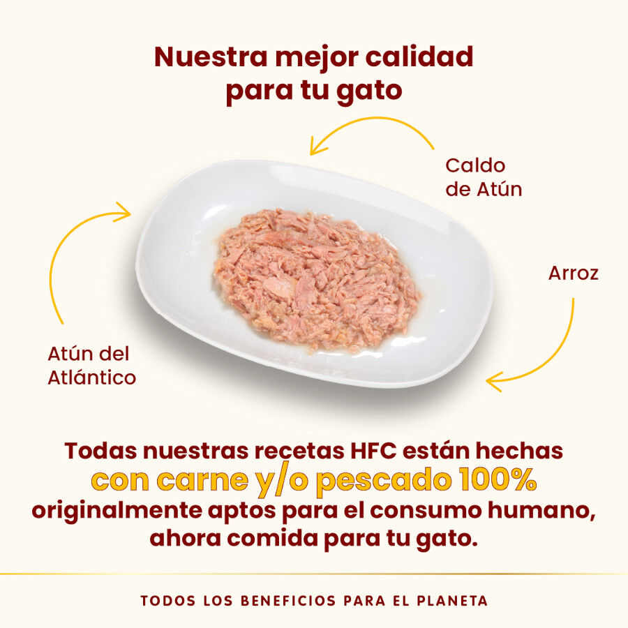 50 g Almo Nature HFC Sterilised At&uacute;n del Atlantico en sobre para gatos, , large indicador imagen numero 3