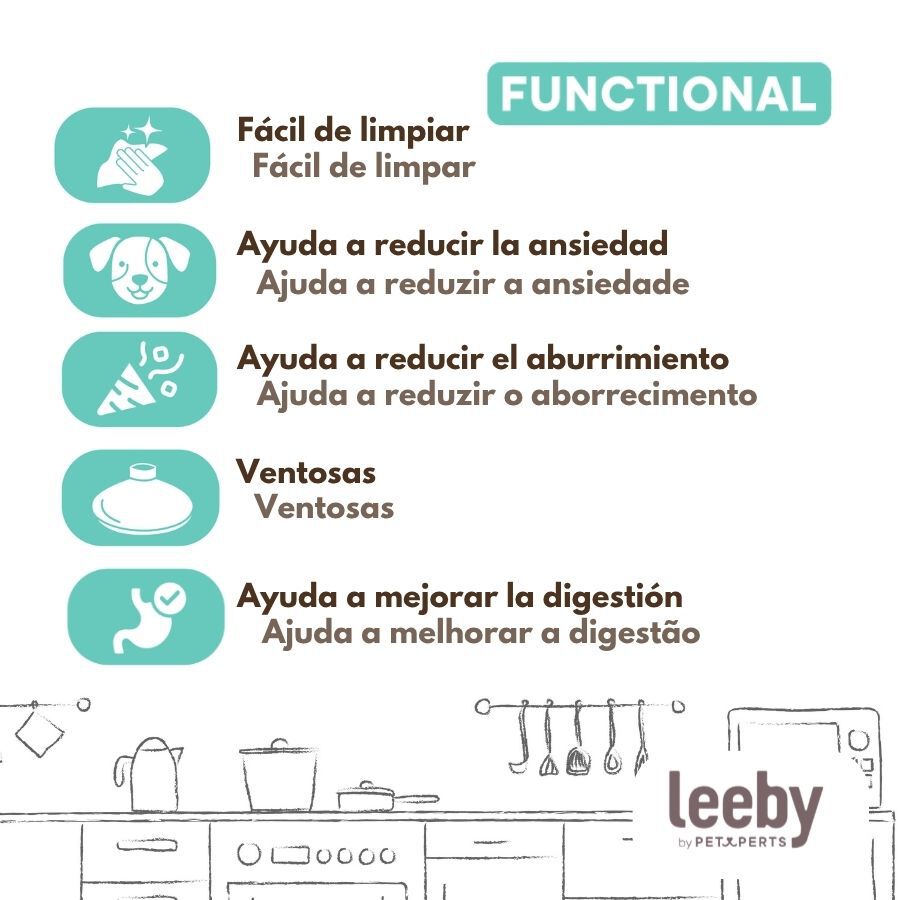 Leeby Alfombrilla de Lamer Forma Flor para perros y gatos, , large indicador imagen numero 5