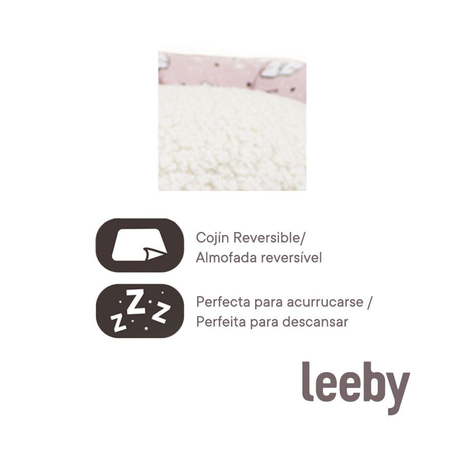 Leeby Cama Cueva Estampado C&oacute;mic Amarillo para gatos, , large Imagen numero 4