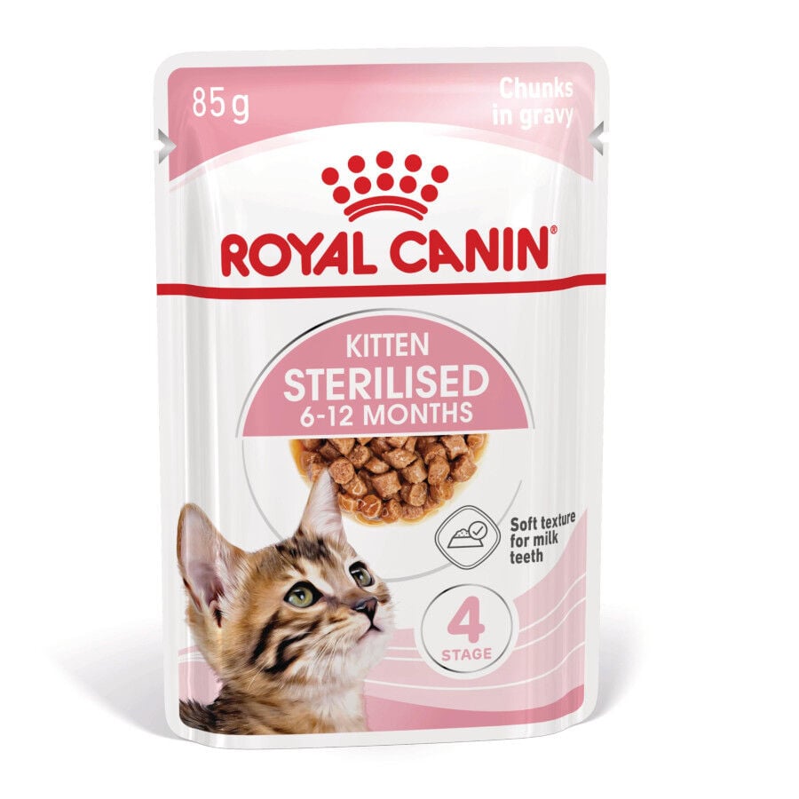 85 g Royal Canin Kitten Sterilised salsa sobre para gatos, , large Imagen numero 2