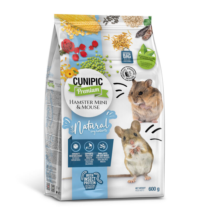 Cunipic Premium pienso para h&aacute;msteres mini y ratones, , large indicador imagen numero 1