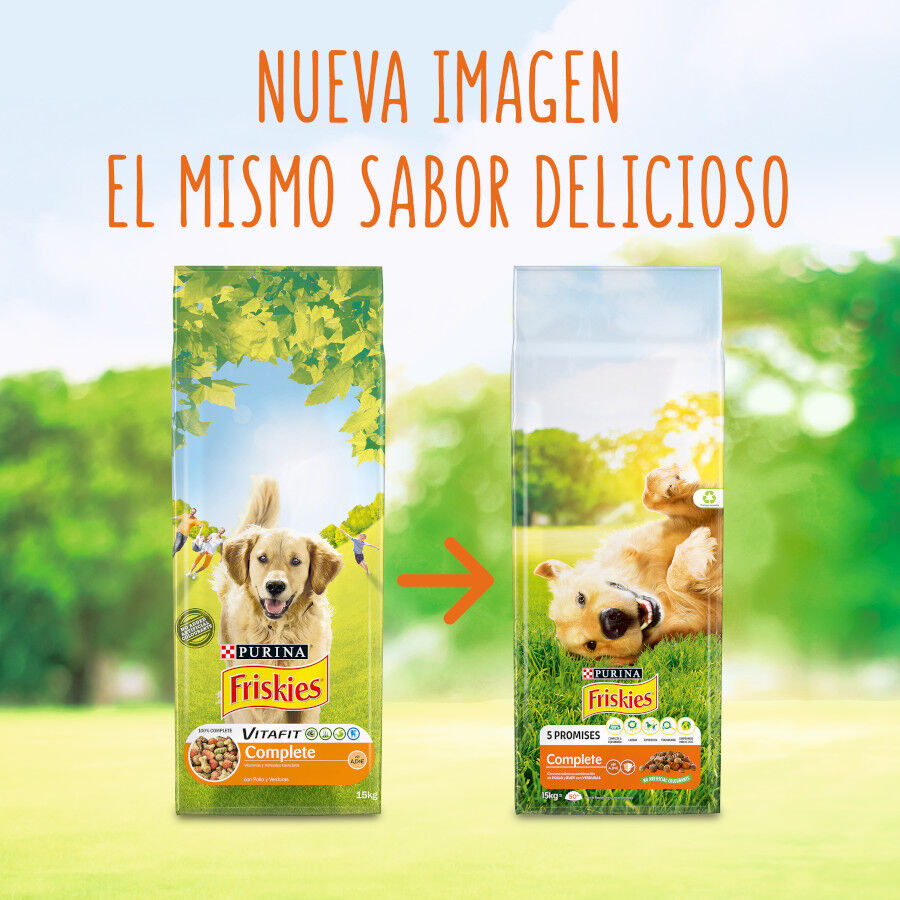 18 kg Friskies Adult Pollo y Verduras pienso para perros, , large indicador imagen numero 2