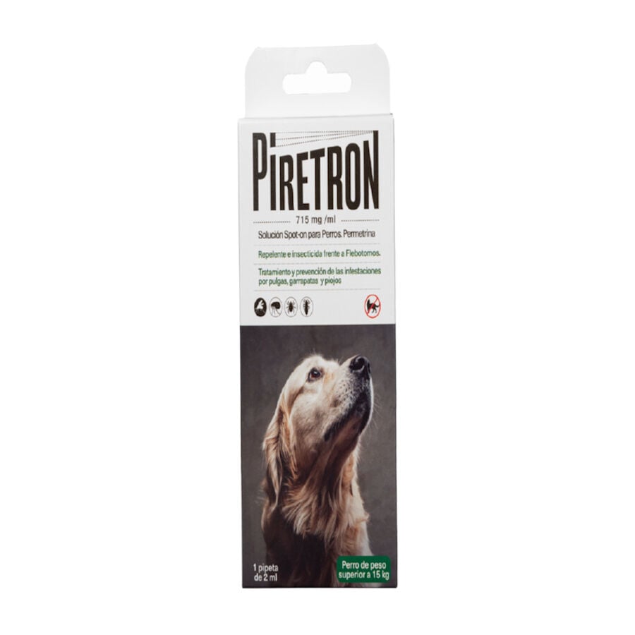 Piretron Spot On 2 ml Pipeta Antiparasitaria para perros, , large Imagen numero 1