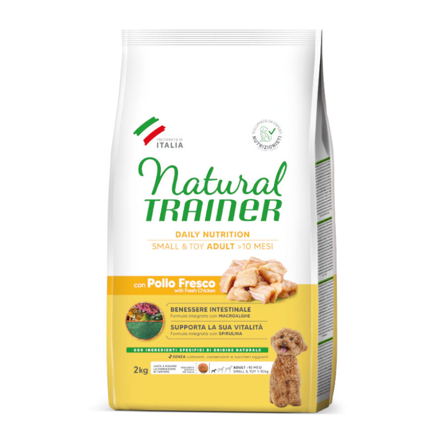 Natural Trainer Adult Small&Toy Pollo pienso para perros