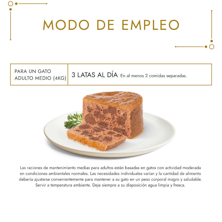 8 latas x 85 g Gourmet Gold Terrine de Carnes lata para gatos, , large Imagen numero 2