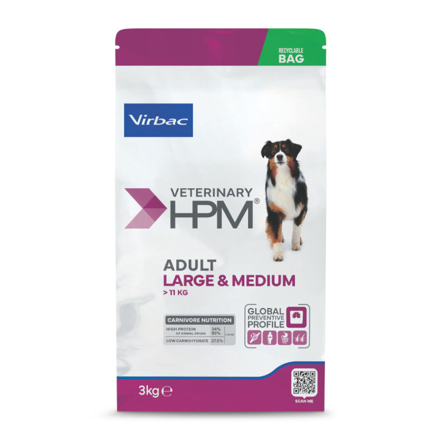 Virbac HPM Veterinary Adult Large & Medium Pienso Cerdo para perros, , large Imagen numero 1