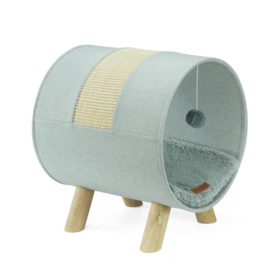 Leeby Saffira cama con rascador y juguete para gatos, , large indicador imagen numero 1