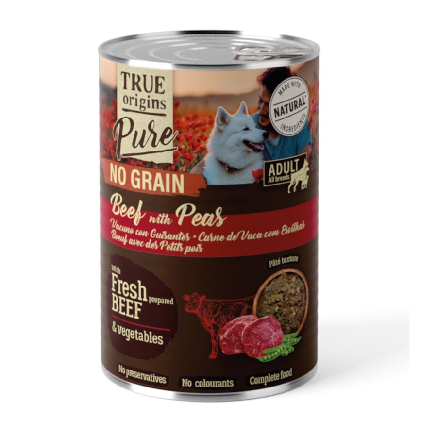 400 g True Origins Adulto Pure Vacuno lata para Perros, , large Imagen numero 1