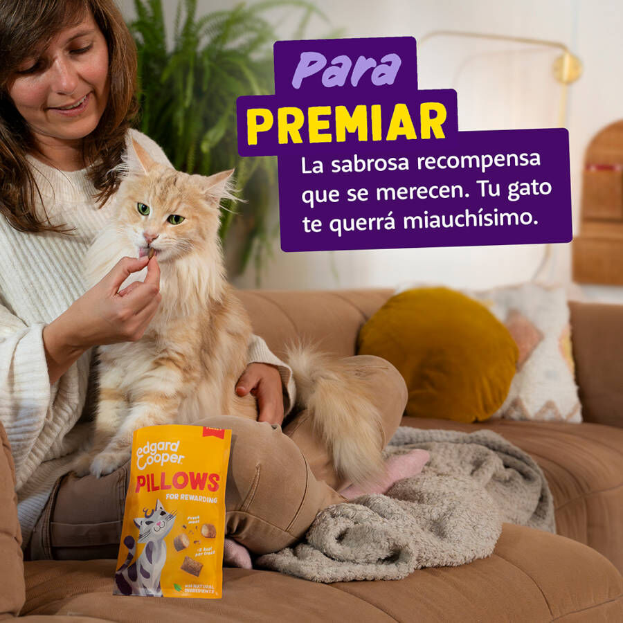 60 g Edgard & Cooper Bocaditos Pillows Pavo para gatos, , large Imagen numero 4