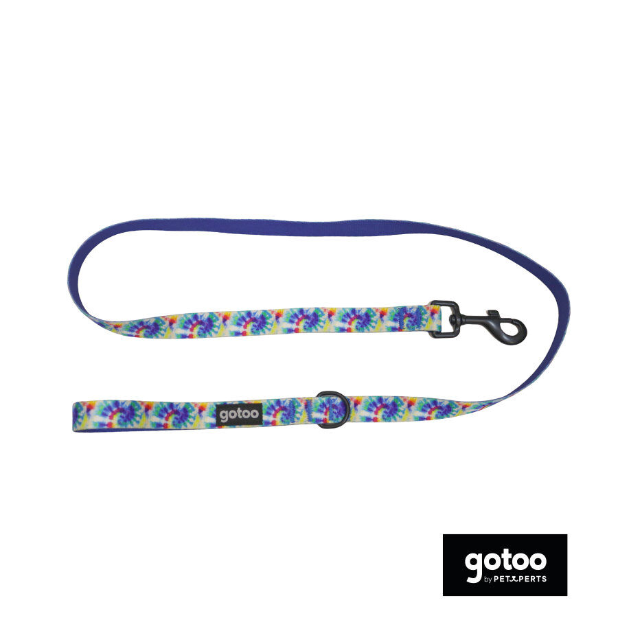 Gotoo Correa estampado azul para perro, , large indicador imagen numero 2