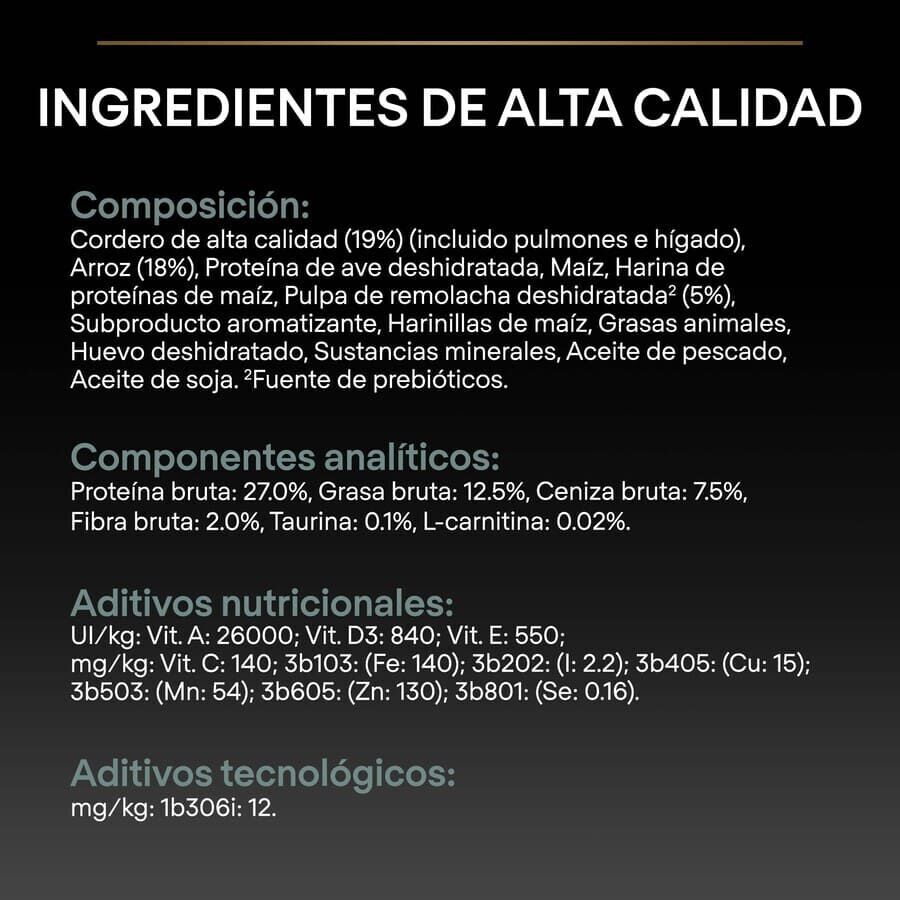 14 kg Pro Plan Adult Large Robust Digesti&oacute;n Cordero pienso para perros, , large indicador imagen numero 4