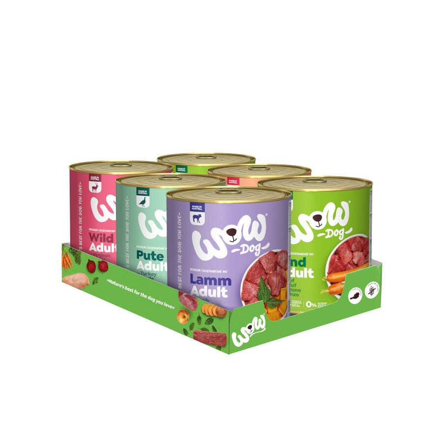 6 latas x 800 g Wow Food Adult lata para perros, , large Imagen numero 1