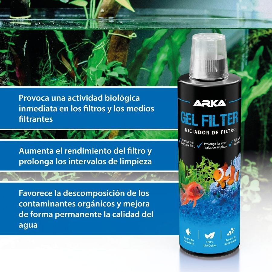 Arka Gel Filter Iniciador de Filtro para acuarios, , large Imagen numero 2