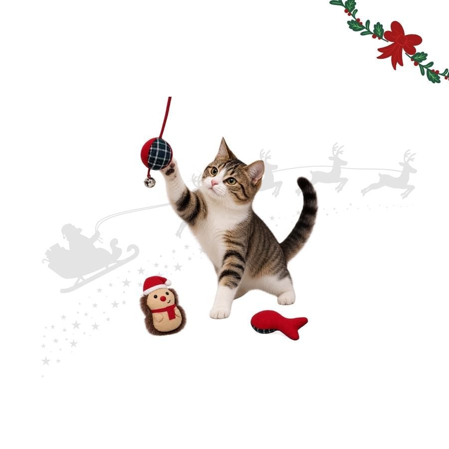 Wonder Christmas Set Erizos Juguete para gatos, , large indicador imagen numero 1