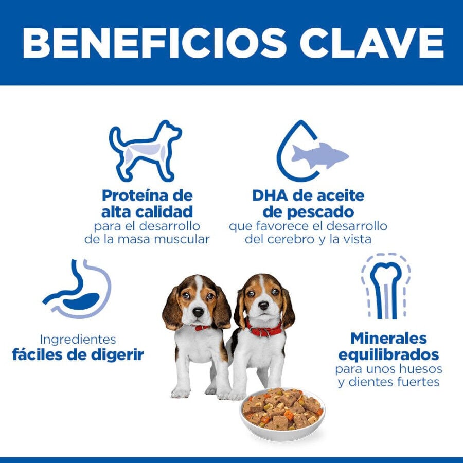363 g Hill's Science Plan Puppy Estofado con pollo y verduras lata para perros, , large Imagen numero 4