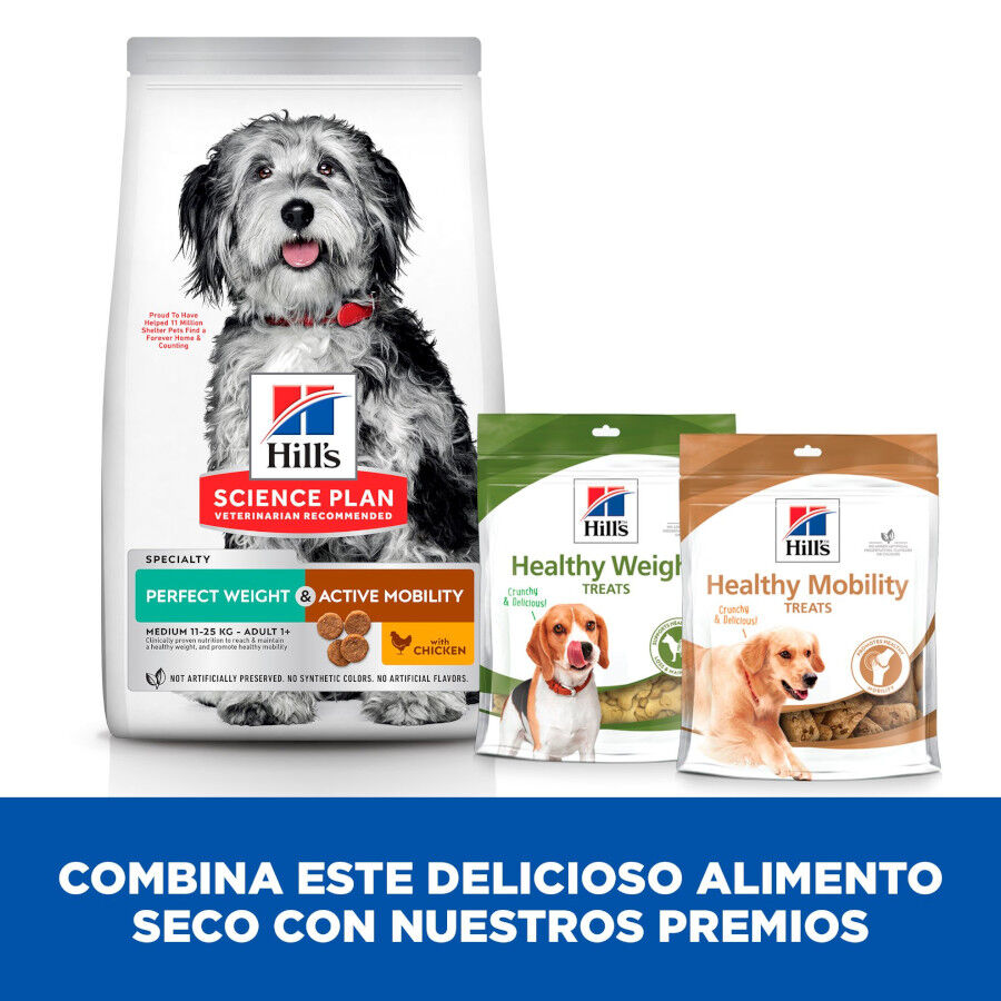 12 kg Hill's Science Plan Perfect Weight y Active Mobility pollo pienso para perros medianos, , large Imagen numero 9