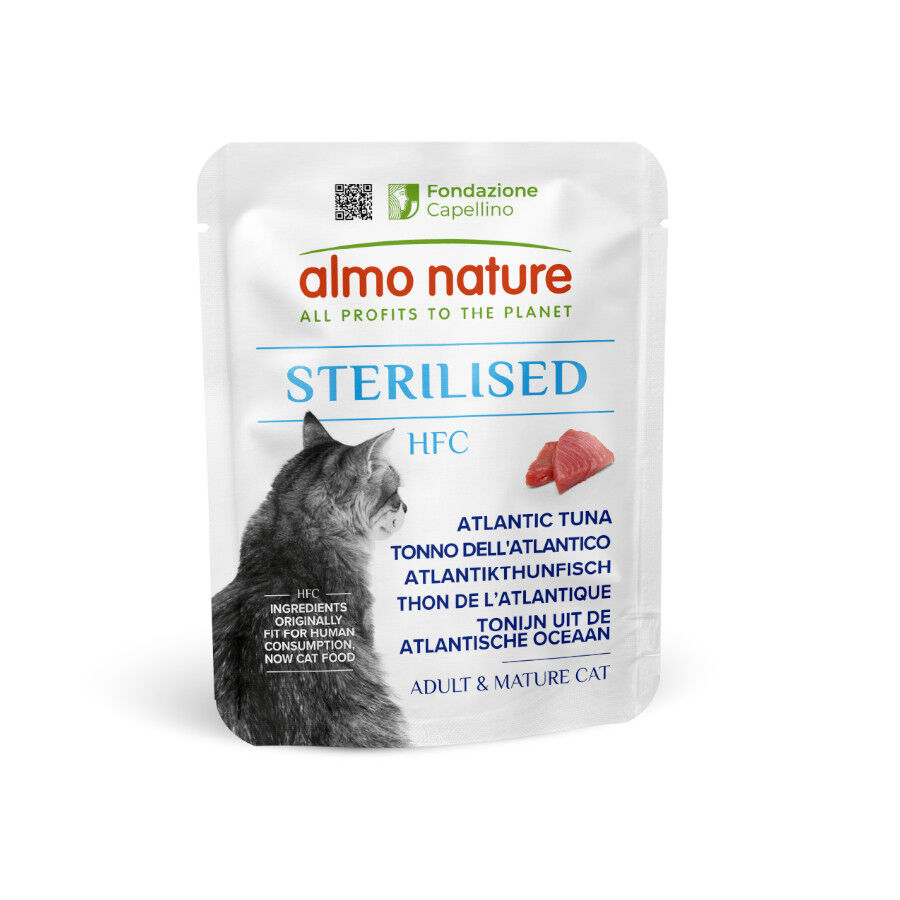 Almo Nature HFC Sterilised At&uacute;n del Atlantico en sobre para gatos