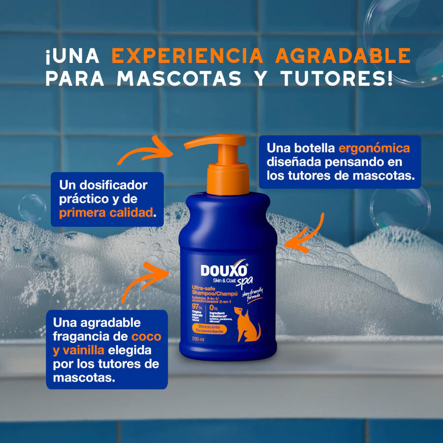 Ceva Douxo Spa Champ&uacute; 2 en 1 Desenredante para perros, , large Imagen numero 3