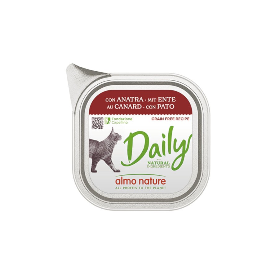 100 g Almo Nature Daily Grain Free Pato para gatos, , large Imagen numero 1