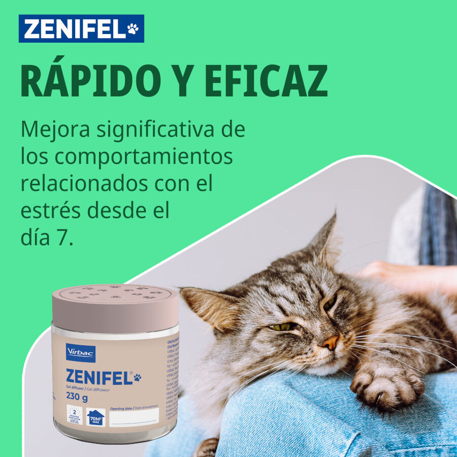 Virbac Zenifel Gel Difusor Calmante para gatos, , large Imagen numero 6
