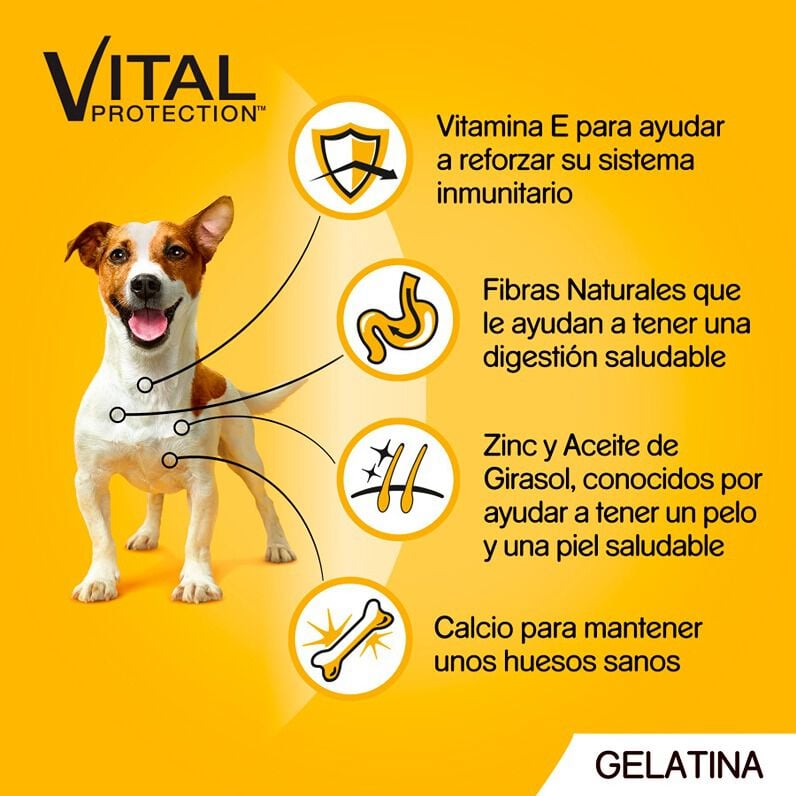 4 sobres x 100 g Pedigree Pollo y Pescado Gelatina en Bolsita para Perros, , large indicador imagen numero 5