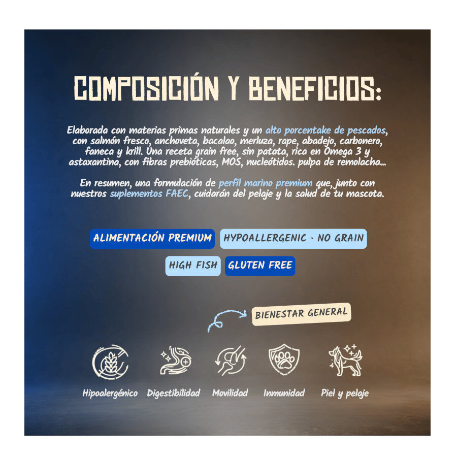 10 kg Lenda Grain Free Pescado y Krill pienso para perros, , large Imagen numero 8