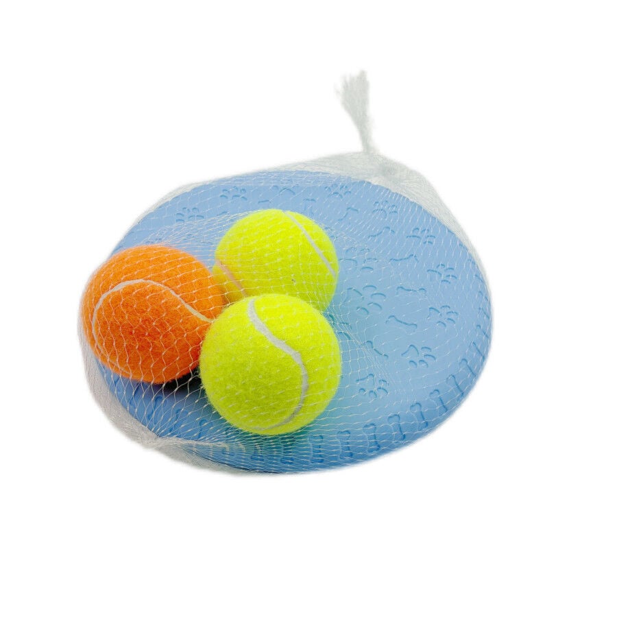 Summer Vibes Frisbee con Pelota Juguete Azul para perros, , large indicador imagen numero 2