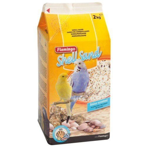 Flamingo arena grit con conchas blancas Imagen numero 1