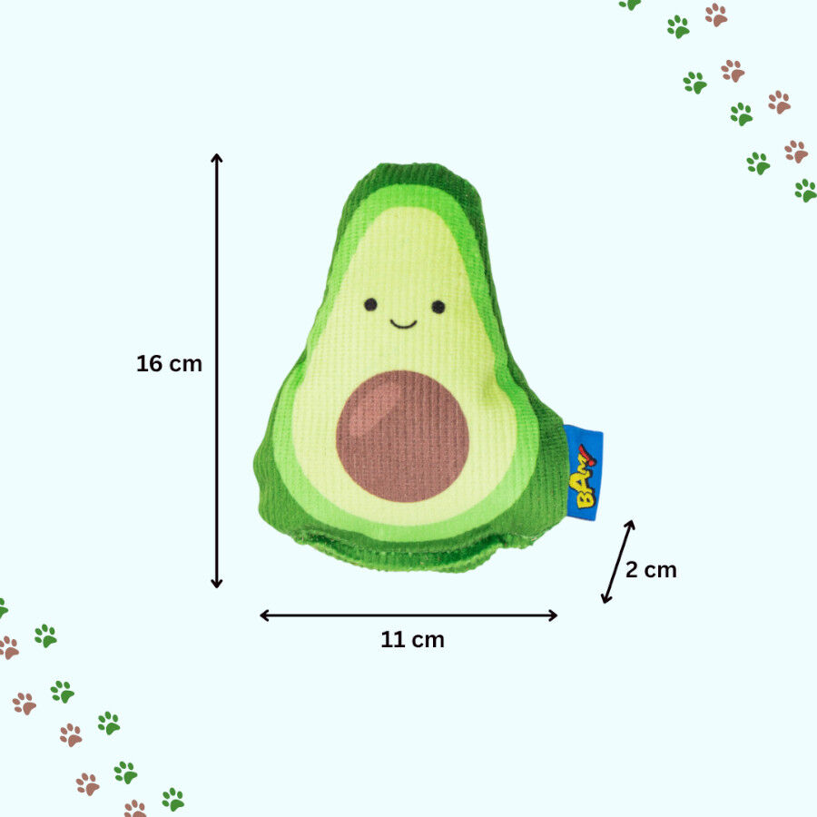 BAM! Peluche Aguacate con Catnip para gatos, , large indicador imagen numero 3