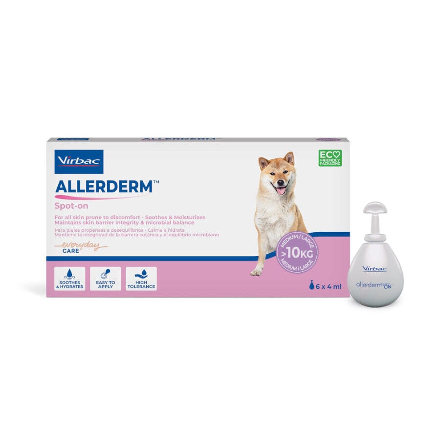 Virbac Allerderm spot on Pipetas dermatol&oacute;gicas para el cuidado de la piel Perros y Gatos., , large Imagen numero 1
