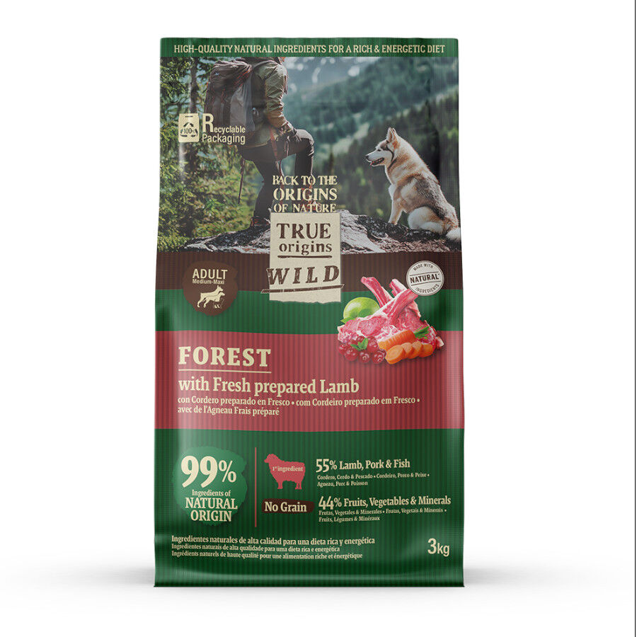 True Origins Wild Forest Cordero Pienso para perros, , large Imagen numero 1
