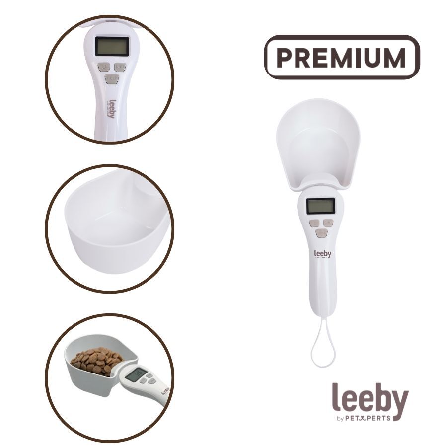 Leeby Cuchara Digital Medidor de Comidas para perros y gatos, , large indicador imagen numero 3
