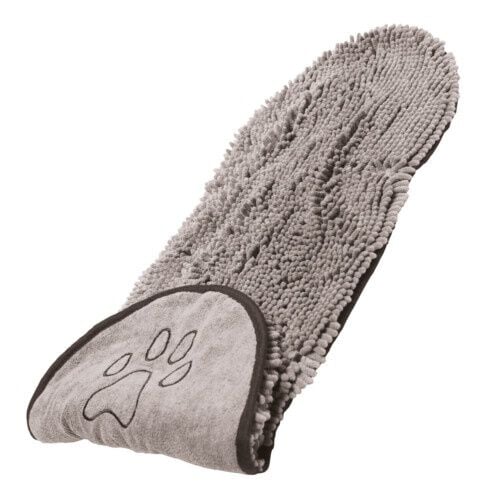 DGS Dirty Shammy Toalla de Microfibra Marr&oacute;n para perros y gatos