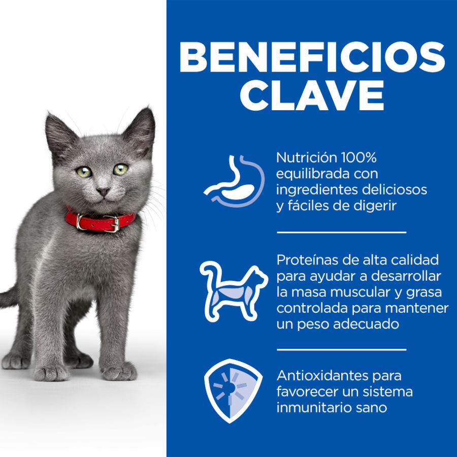 12 sobres x 85 g Hill's Science Plan Feline Sterilised Kitten Pollo en Salsa sobre para gatos, , large indicador imagen numero 4