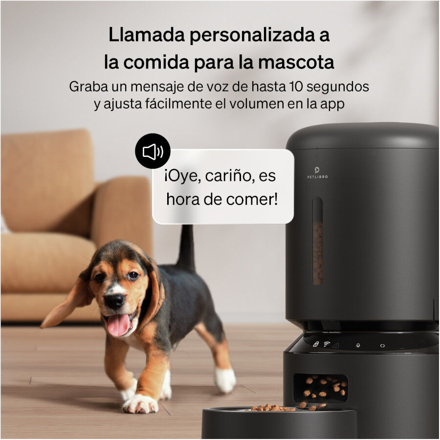 Petlibro Granary Wi-Fi Comedero Autom&aacute;tico Negro para perros y gatos, , large indicador imagen numero 5
