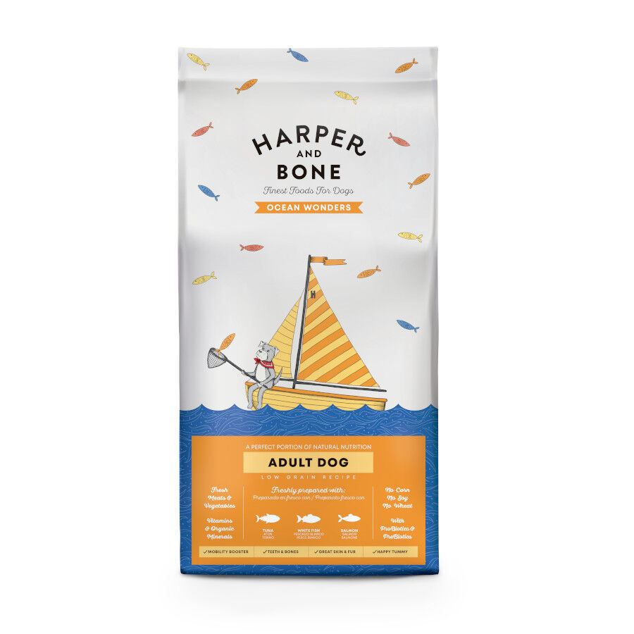 12 kg Harper & Bone Flavours Ocean Wonders Pienso Pescado Adult para perros, , large Imagen numero 1