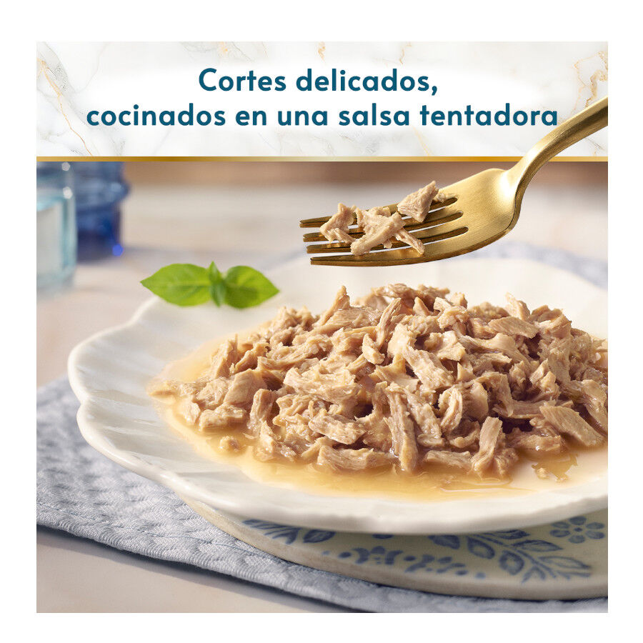 4 sobres x 85 g Gourmet Perle Finos Trocitos del Oc&eacute;ano en salsa sobre para gatos, , large indicador imagen numero 3